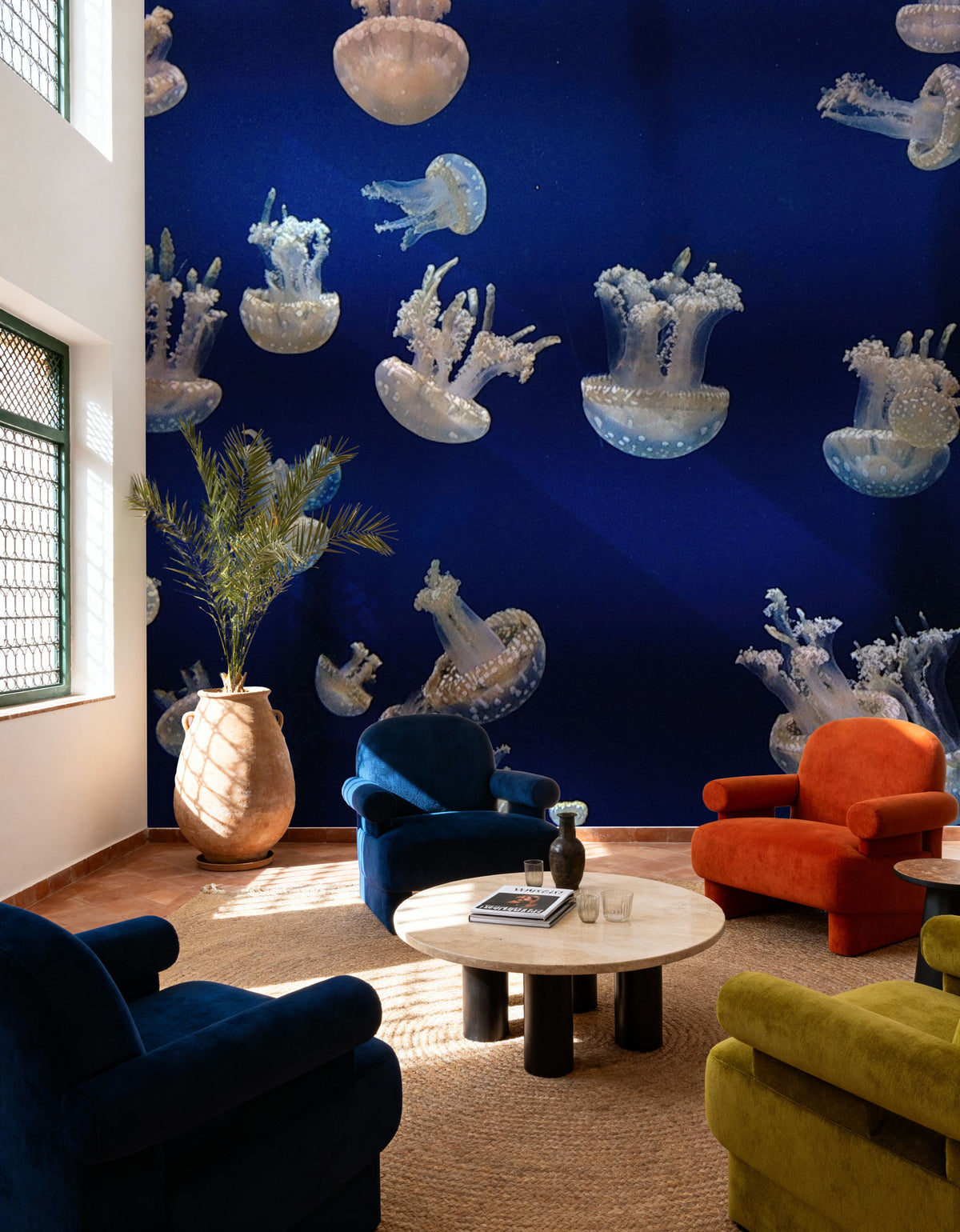 Jellyfish Mural Wallpaper - room preview 04