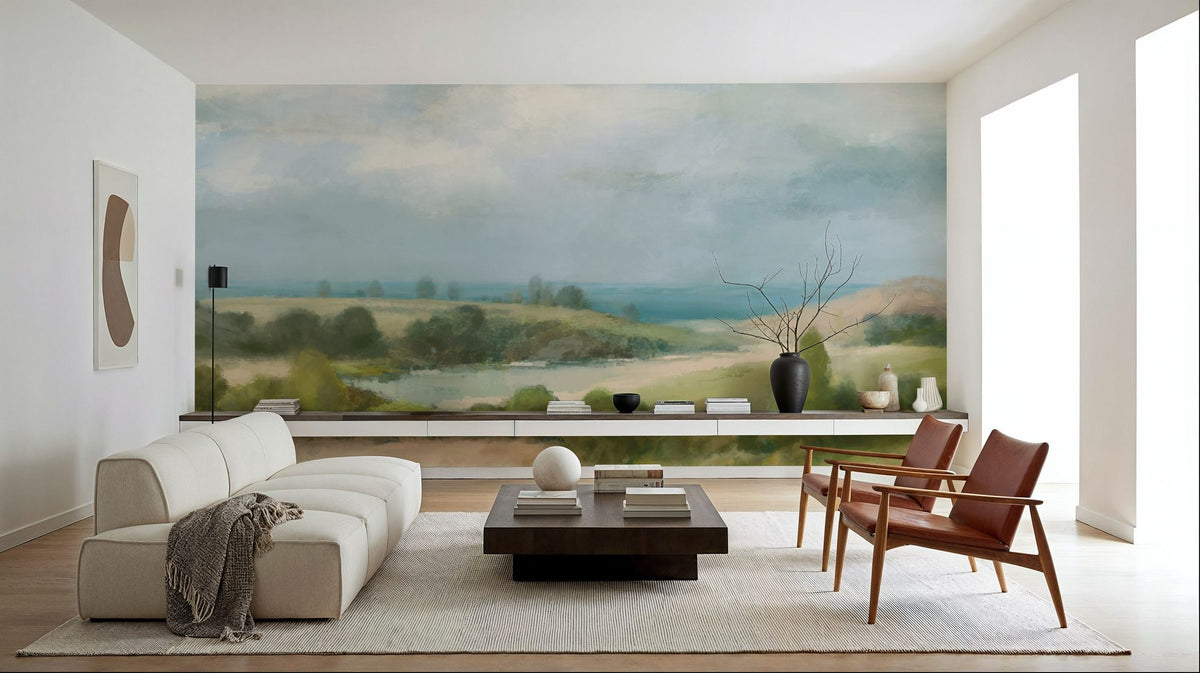 Quiet Coast Mural Wallpaper - room preview 04