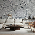 Map of Queens Mural Wallpaper - room preview 04