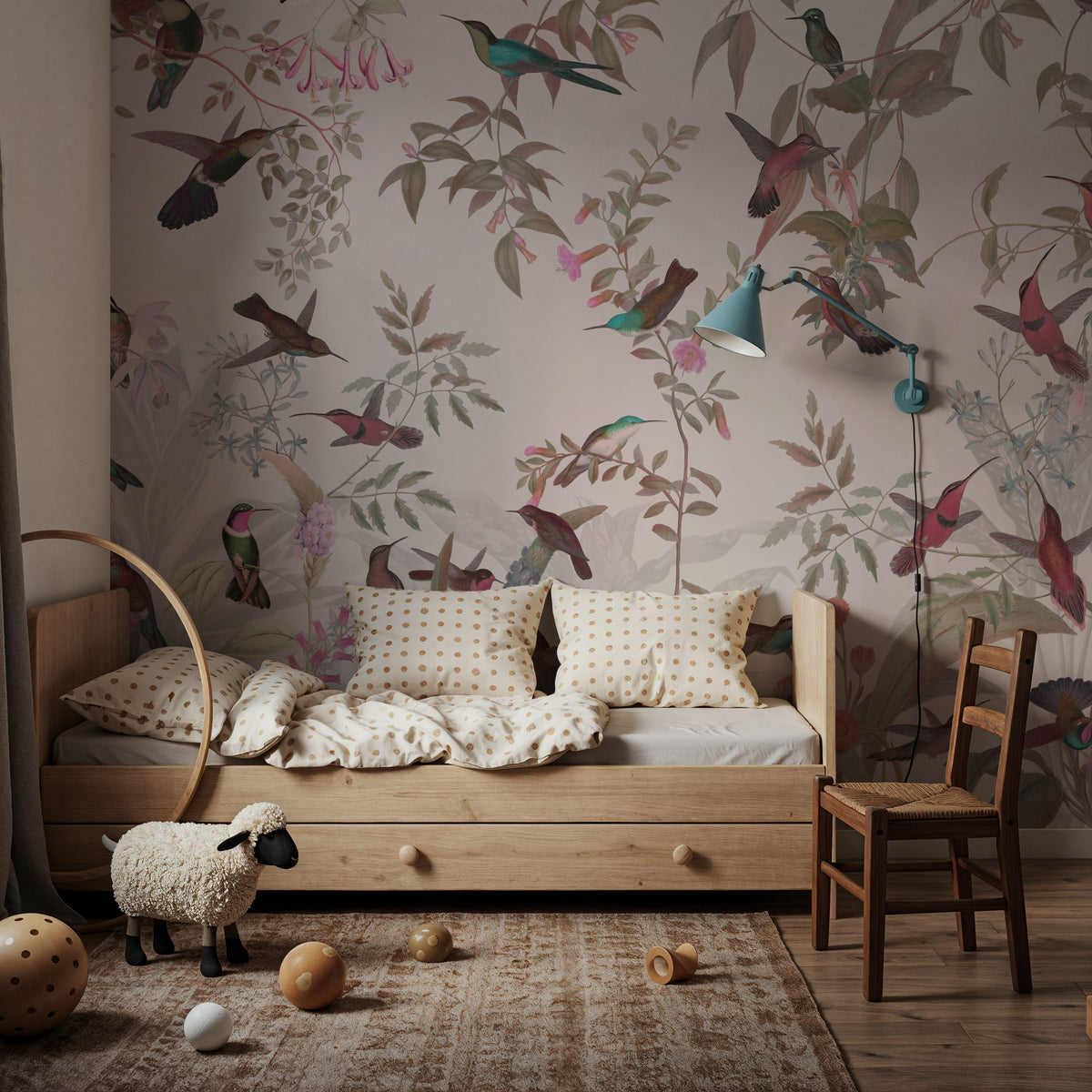 Birds Everywhere Mural Wallpaper - room preview 04