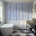 Blue Lines Mural Wallpaper - room preview 04