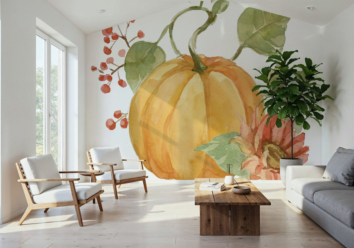 Fall Cottage Garden V Mural Wallpaper - room preview 04