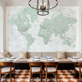 World Map Cities - Uzuri Mural Wallpaper - room preview 04