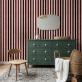 Mystical Stripes Pink Mural Wallpaper - room preview 04