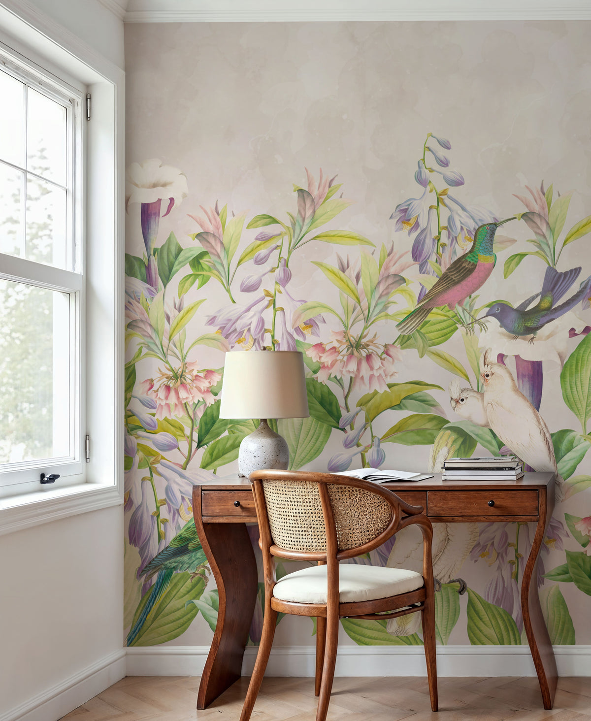 Parrot Garden Mural Wallpaper - room preview 04