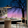 Sunset Tree Mural Wallpaper - room preview 04