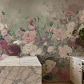 Rose Garden Green Mural Wallpaper - room preview 04