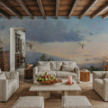 Sunset Across the Field Mural Wallpaper - room preview 04