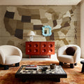 USA Modern Vintage Wood Mural Wallpaper - room preview 04
