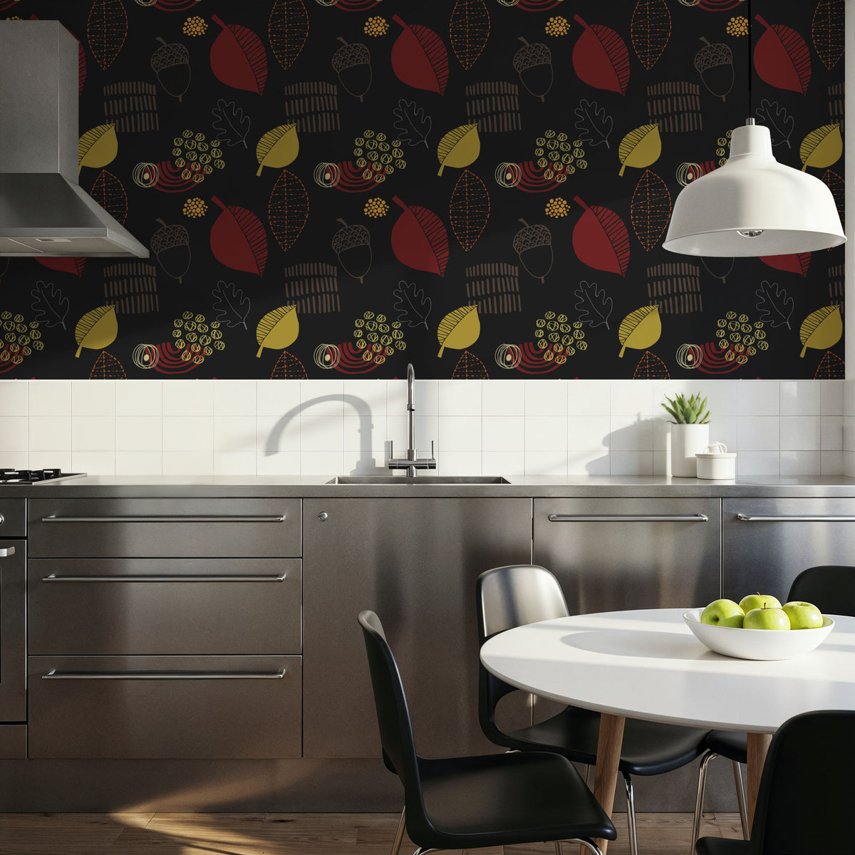 New Fall Harvest Mural Wallpaper - room preview 04