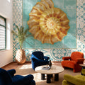 Shell Tiles I Mural Wallpaper - room preview 04
