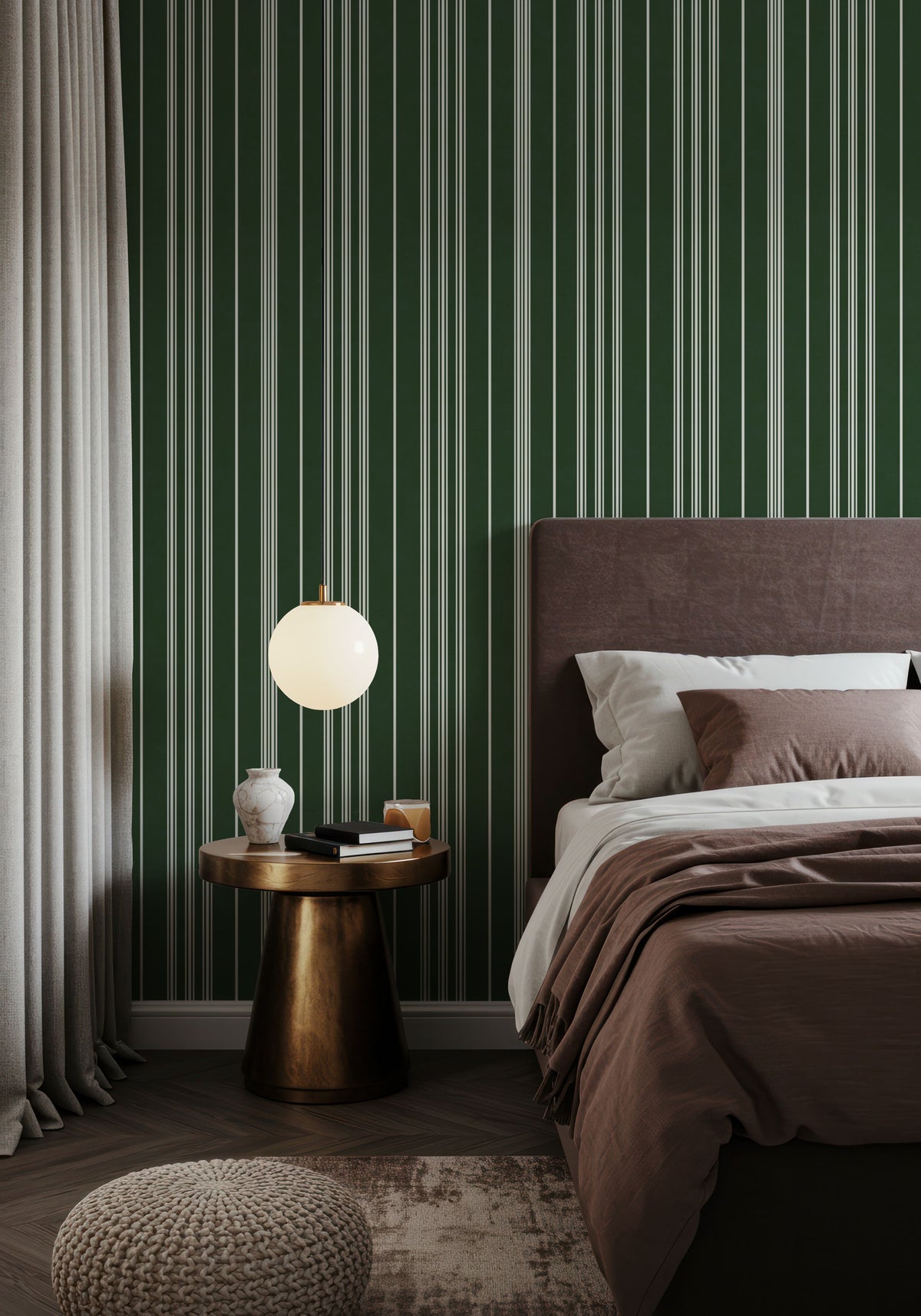 Andover Pine Mural Wallpaper - room preview 04
