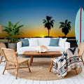 Palm Baja Dawn Mural Wallpaper - room preview 04