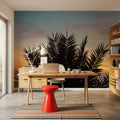 Sunset Palms II Mural Wallpaper - room preview 04