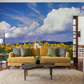 Sunflower Symphony Mural Wallpaper - room preview 04