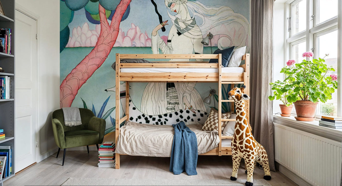 Vintage Fashion Cover I Mural Wallpaper - room preview 04