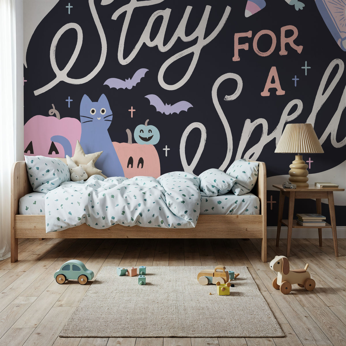 Trick or Treat I Pastel Mural Wallpaper - room preview 04
