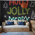 Holiday Wishes II Mural Wallpaper - room preview 04