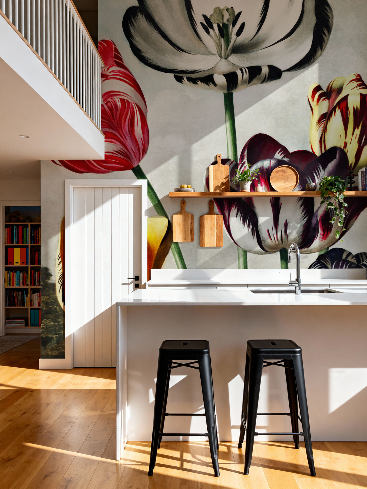 Temple of Flora Tulips Mural Wallpaper - room preview 04