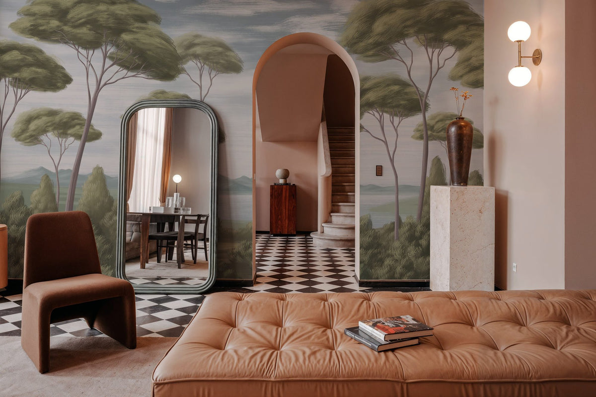 Verdant Horizon, New Day Mural Wallpaper - room preview 04