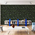 Winter Berries, Dark Mural Wallpaper - room preview 04