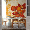 Jewel Flower VIII Mural Wallpaper - room preview 04