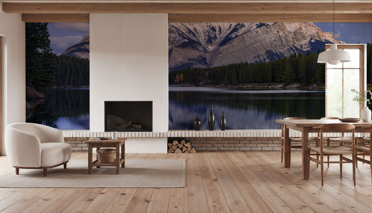Cascade Mirror Mural Wallpaper - room preview 04