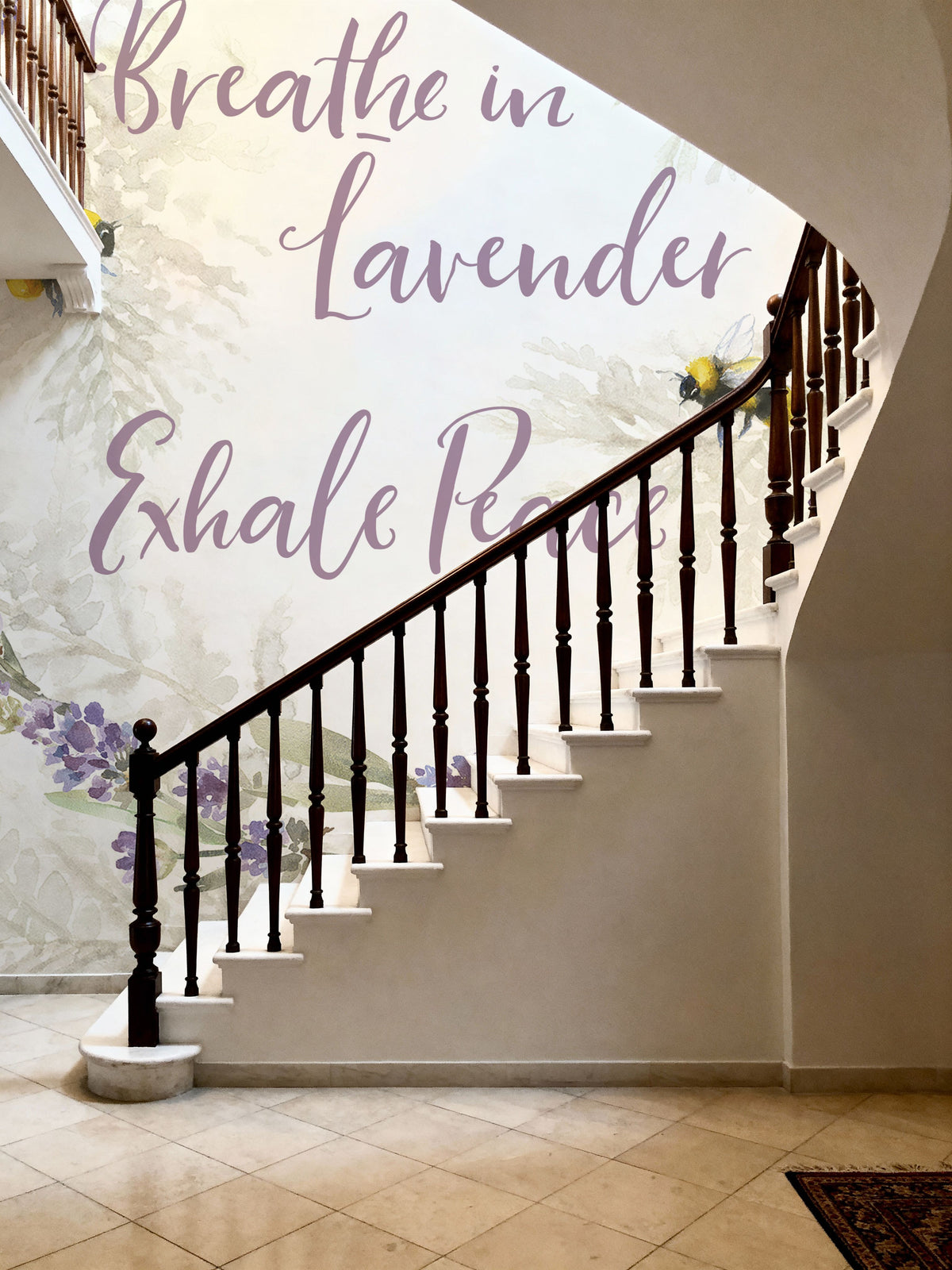 Fresh Lavender VI Mural Wallpaper - room preview 04