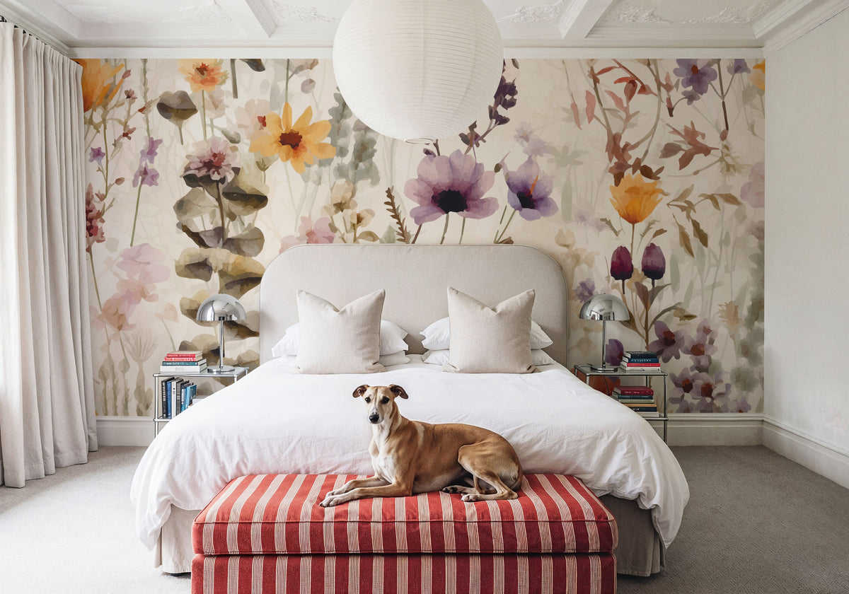 Wild Meadow Mural Wallpaper - room preview 04