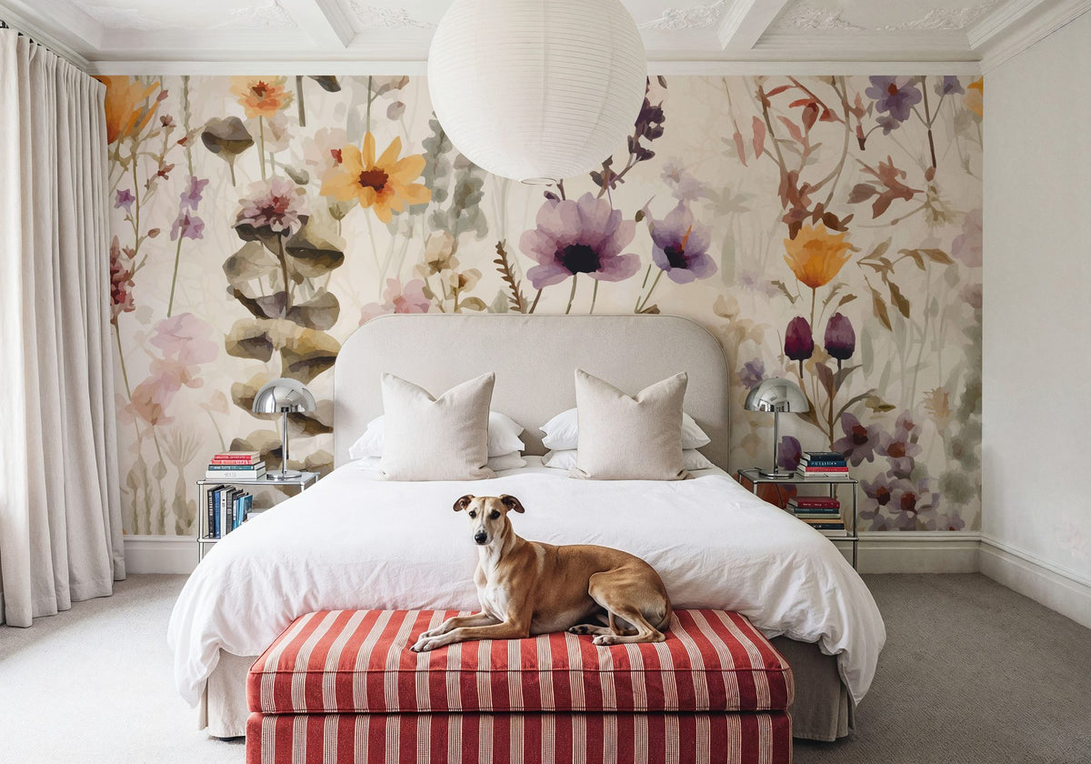 Wild Meadow Mural Wallpaper - room preview 05