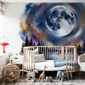 Forest Lake II - Powerful Moon Series Mural Wallpaper - room preview 04