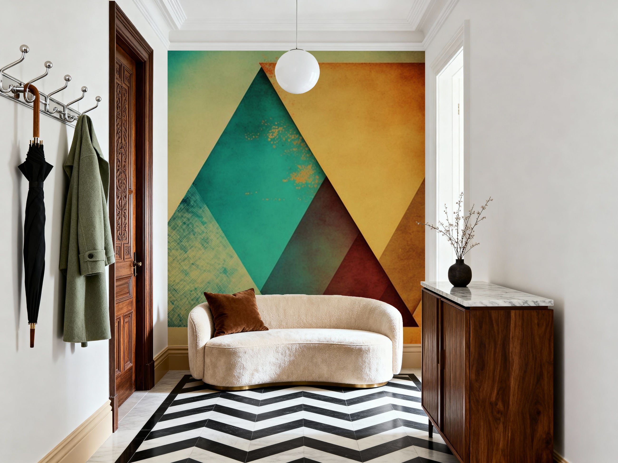 Abstract Egypt Mural Wallpaper