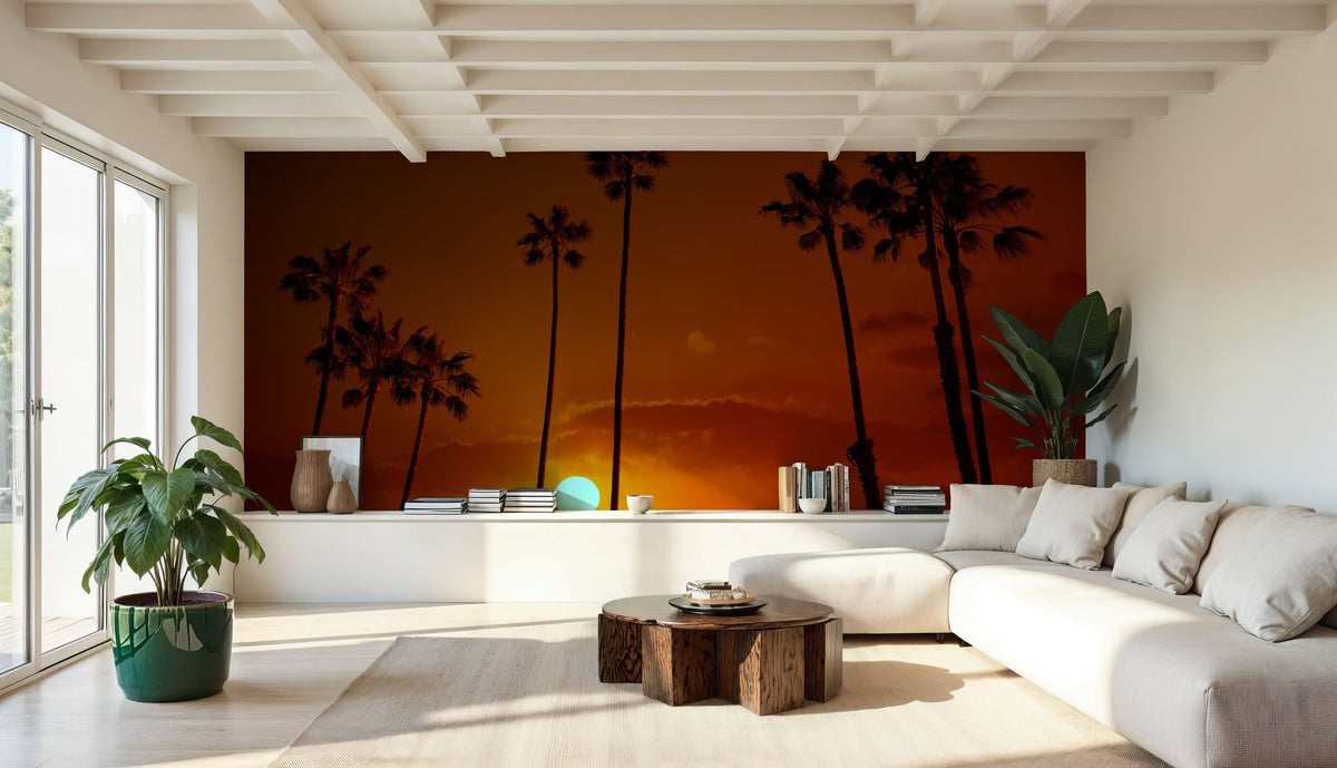 Redondo Beach Sunset Mural Wallpaper - room preview 04