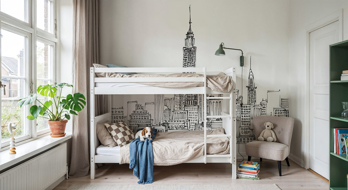 New York Skyline III Mural Wallpaper - room preview 04