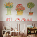 Flea Market Flowers VI Mural Wallpaper - room preview 04