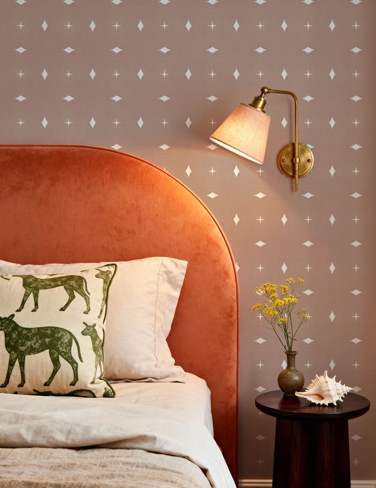 Zelij Tactile Mural Wallpaper - room preview 04