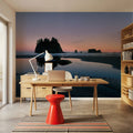 Tidal Pool Sunsets Mural Wallpaper - room preview 04