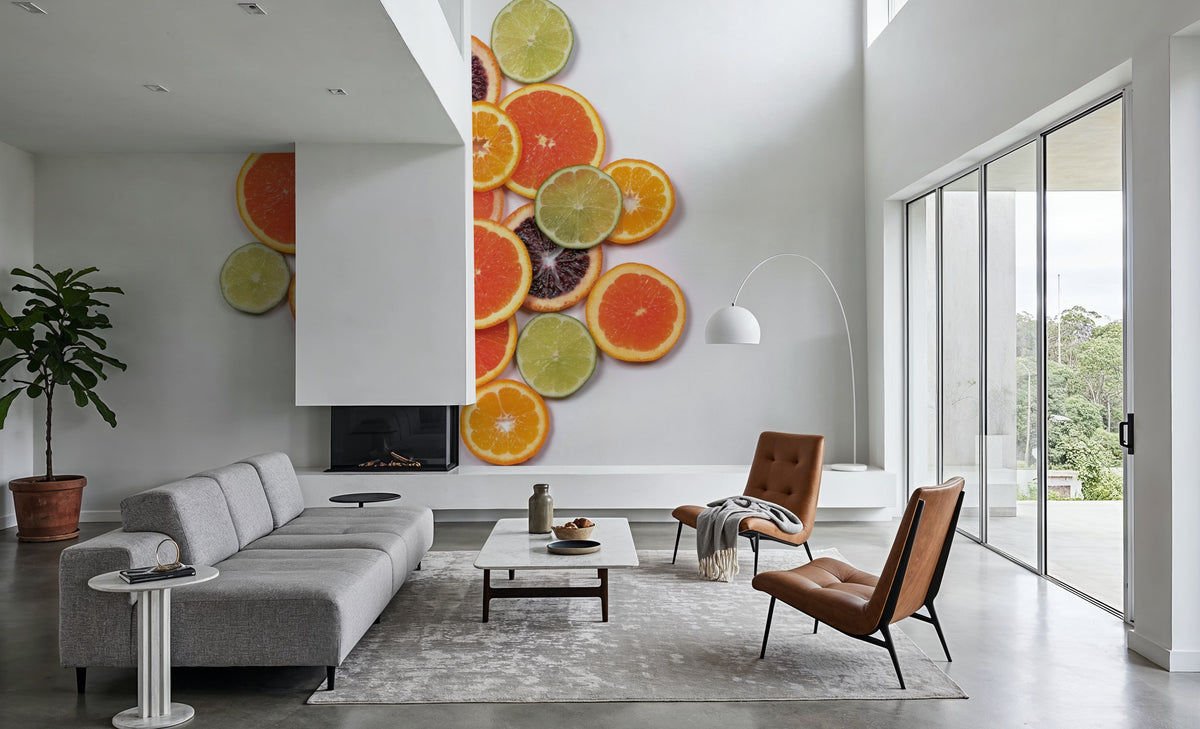 Sunny Citrus II Mural Wallpaper - room preview 04