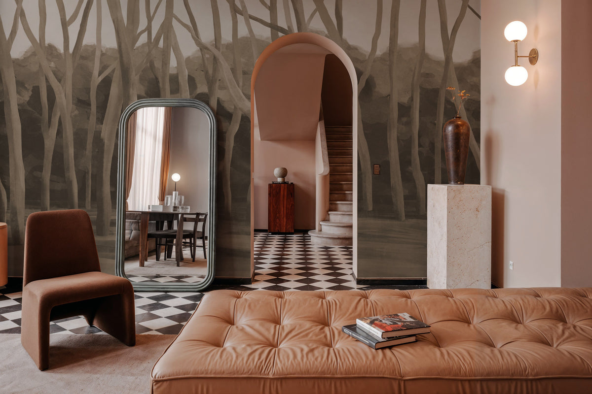 Dune Forest, Mocha Mural Wallpaper - room preview 04