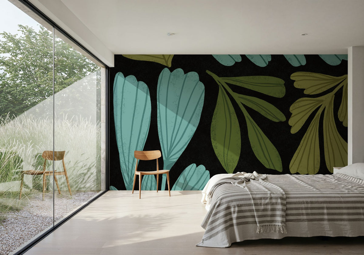 Plant Toss III Mural Wallpaper - room preview 04