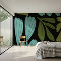Plant Toss III Mural Wallpaper - room preview 04