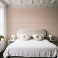 Bamboo Stripes, Blush Mural Wallpaper - room preview 04