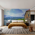Cliffside Sanctuary Mural Wallpaper - room preview 04