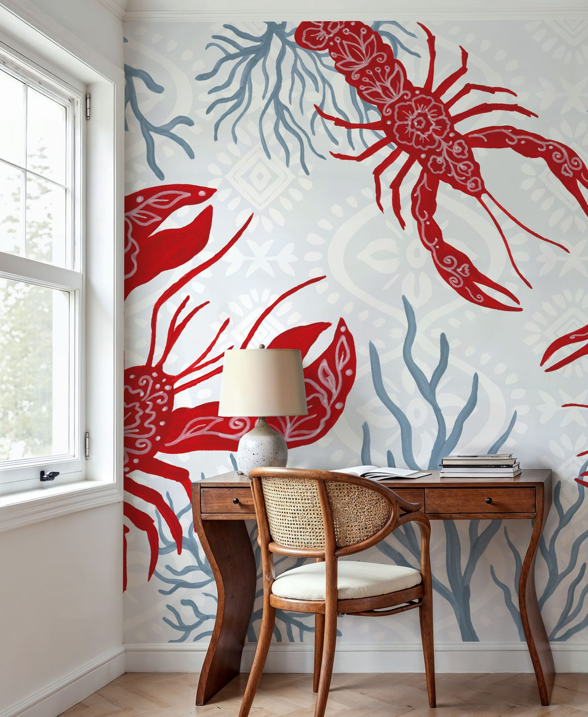 Delicate Coastline I Mural Wallpaper - room preview 04