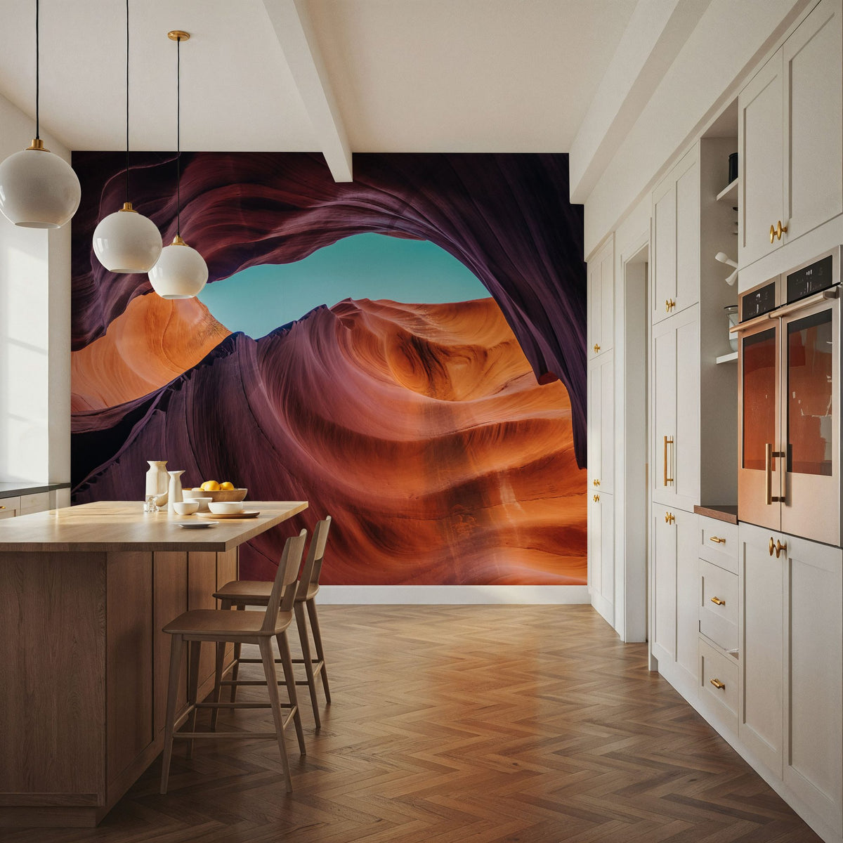 Lower Antelope Canyon Mural Wallpaper - room preview 04