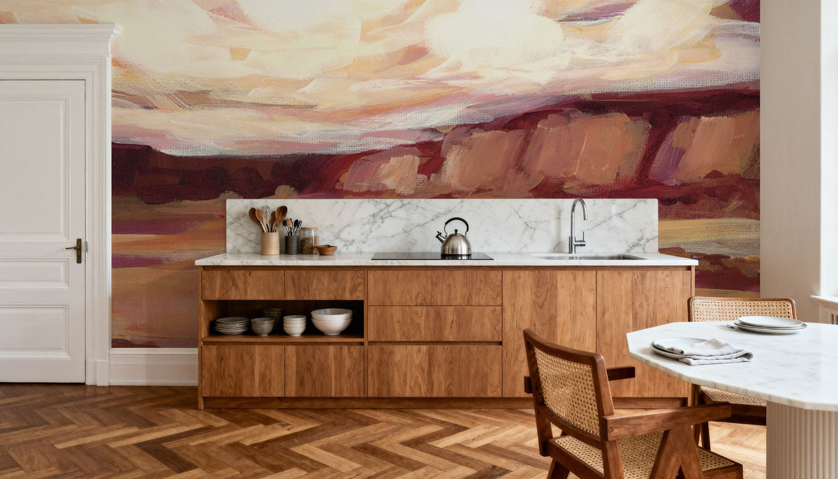 Mauve Mesa III Mural Wallpaper - room preview 04