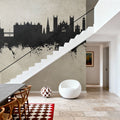Exeter England Skyline Concrete Mural Wallpaper - room preview 04