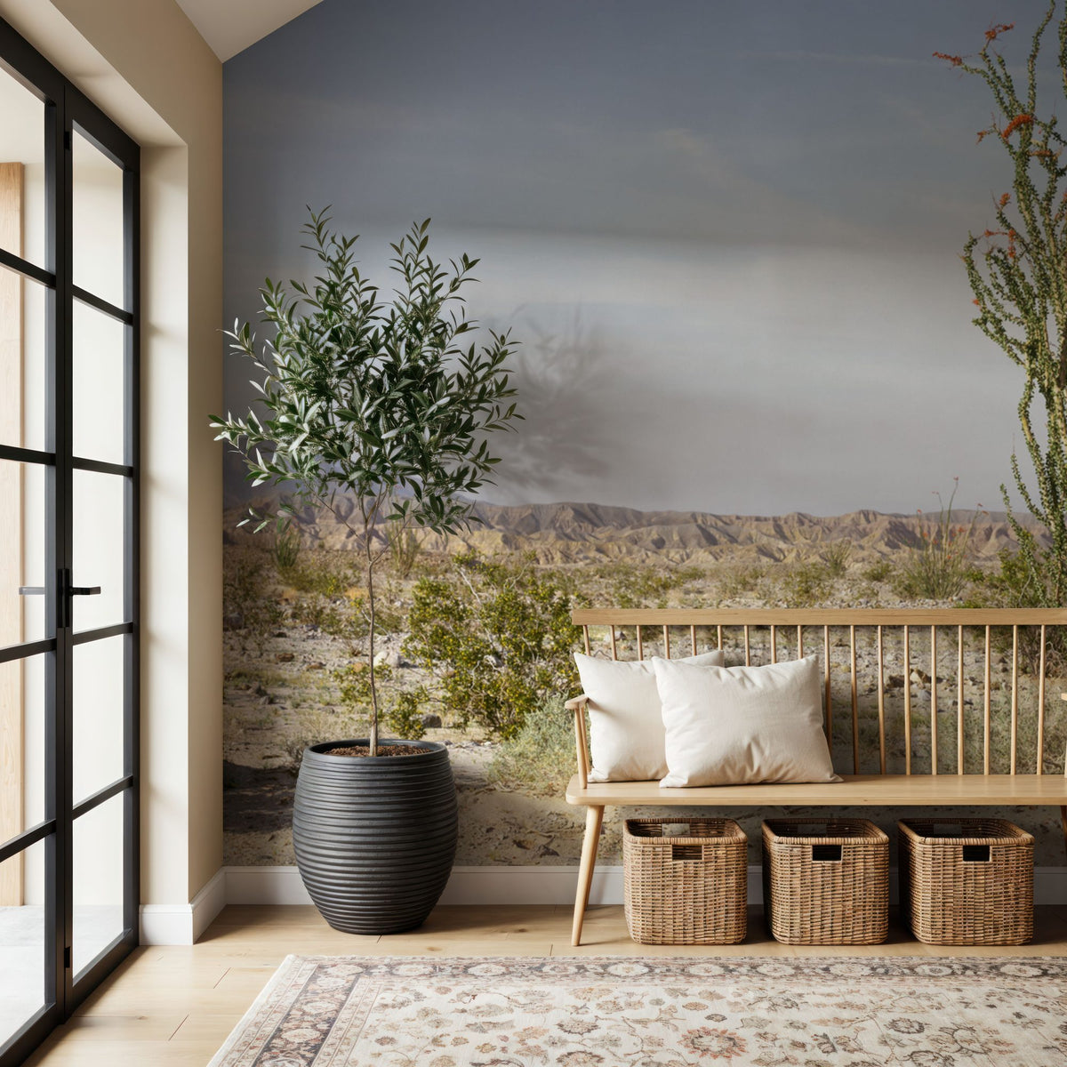 Desert Ocotillo Mural Wallpaper - room preview 04