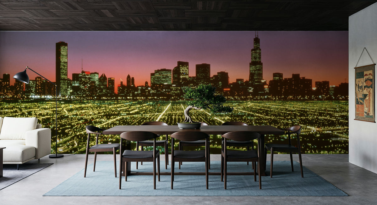 Strawberry Skyline Mural Wallpaper - room preview 04