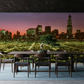 Strawberry Skyline Mural Wallpaper - room preview 04